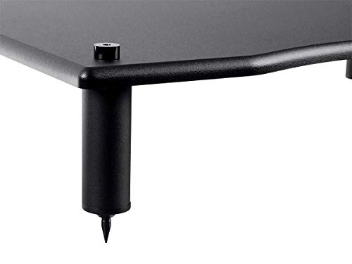 Monolith 124795 Amplifier/Component Stand, 23.8 x 16.7 x 4.7 Compatible with Bose, Polk, Sony, Yamaha, Pioneer & Others, Black