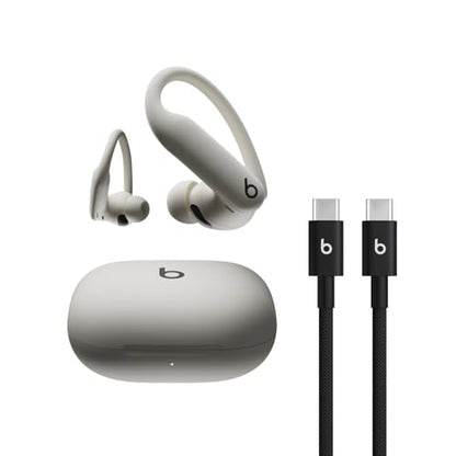 Beats Powerbeats Pro 2 - Wireless Bluetooth Earbuds with USB-C Charging Cables (1.5 m) - Quick Sand - color: Quick Sand, style: Powerbeats Pro 2 and USB-C Cable
