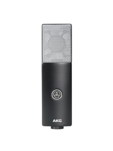 AKG C104 Professional Large Diaphragm Cardioid Condenser Microphone – XLR Studio Mic for Podcasting, Streaming, Broadcasting & Music Recording, Low Noise, High SPL, Sustainable Design - style: C104