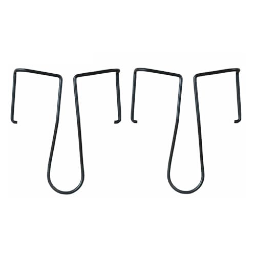 Replacement Metal Beltpack Clip Clamp for Shure ULXD1 Digital Bodypack Transmitter, Black, 2 Pack