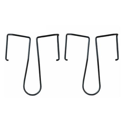 Replacement Metal Beltpack Clip Clamp for Shure ULXD1 Digital Bodypack Transmitter, Black, 2 Pack