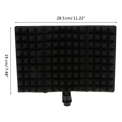 Microphone Isolation Shield Broadcast Noise Reduction Equipment Studio Acoustic Soundproofing Panels Wedges Soundproof Microphone Windscreen Foam Cover