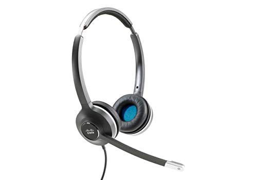 Cisco Headset 532, Wired Dual On-Ear Quick Disconnect Headset with RJ-9 Cable, Charcoal, 2-Year Limited Liability Warranty (CP-HS-W-532-RJ=)