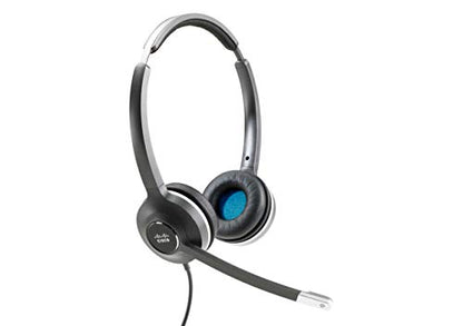Cisco Headset 532, Wired Dual On-Ear Quick Disconnect Headset with RJ-9 Cable, Charcoal, 2-Year Limited Liability Warranty (CP-HS-W-532-RJ=)