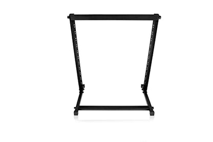 Gator Frameworks Angled Metal Desktop Rack Stand with Non-Slip Rubber Feet, 12U Rack Space (GFW-DESKTOPRK-12U) - size: 12 Rack Space