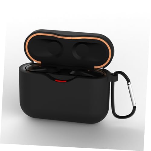 DOITOOL Silicone Shockproof Protective Case Cover for Earphone Headset and Impact-Resistant Sleeve for Wf- Easy Access to Charging Port Black
