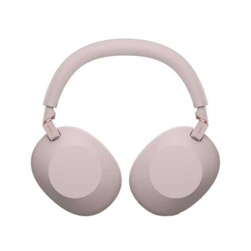 Sony WH-1000XM6 The Best Noise Cancelling Wireless Headphones, Sand Pink | HD NC Processor QN3, 12 Microphones, Adaptive NC Optimizer, Mastered by Engineers, Studio-Quality, Up to 30 Hrs of Battery - color: SAND PINK
