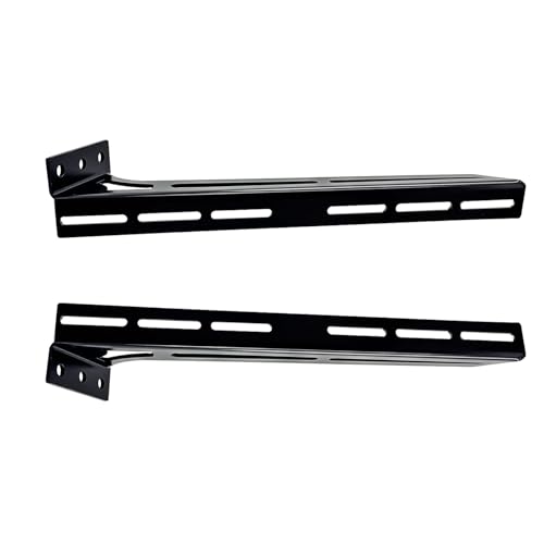 Steel Floor & Wall Mount Amplifier Rack Laser-Cut Audio Equipment Rack for Car Audio Sound System Coated with Black Powder