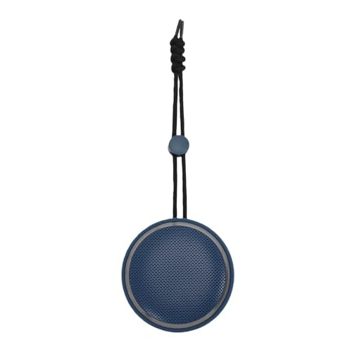 GOWENIC Bluetooth Shower Speaker, IPX6 with Suction Cup, Bluetooth 5.3 Fast Connect, for Camping Poolside Shower Hanging (Blue) - color: Blue