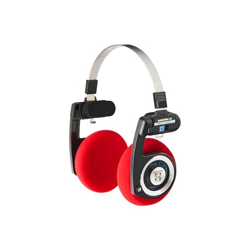 YAXI EARPADS for Koss PORTAPRO 2Pairs (Blue+Red) - color: 2colors (Red+Blue)