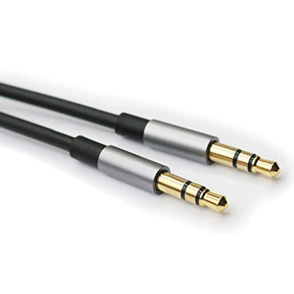 Replacement Cable Compatible with Sony MDR-XB950BT, MDR-10R, MDR-10RC, MDR-10RBT, MDR-NC50, MDR-NC200D Headphones Black 4.5ft/150cm
