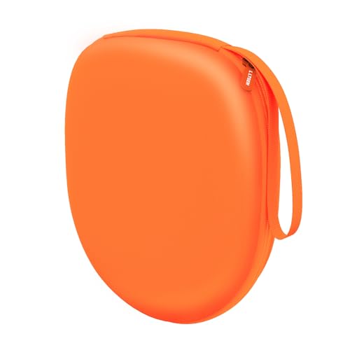 Case for BERIBES/JBL/Soundcore/Sony/JLab/KVIDIO Headphones Orange | Headphone Case Hard Shell for BERIBES/JBL/Soundcore/Sony/JLab/KVIDIO - color: Orange