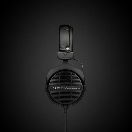 beyerdynamic DT 990 PRO Studio Headphones (80 Ohm, Black) - color: Black (Limited Edition), size: 80 OHM