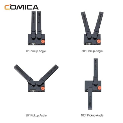 comica Traxshot Pro Super Cardioid Transformable All-in-One External Shotgun Microphone for Camera Smartphone