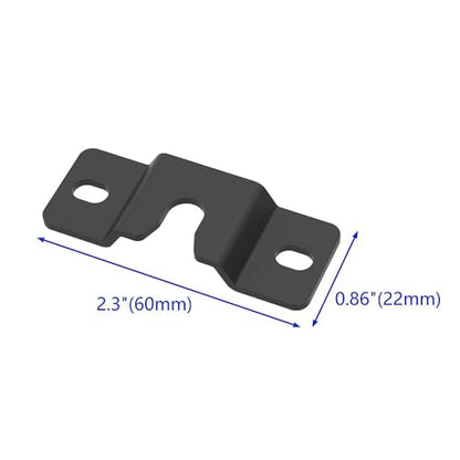 ZYAMY 2PCS Sound Bar Wall Mount Bracket for Soundbar Mounted Under or Above TV, Fits Most of Sound Bars