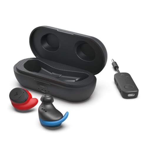 Avantree Sky Ace - Wireless Earbuds with Airplane Adapter | Plug-and-play travel earbuds with flight adapter, noise cancellation, and.
