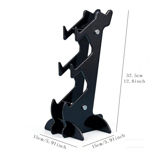 3-Tier Game Controller & Headphone Stand, Black Acrylic Storage Rack, Compatible with PS5/PS4/Xbox Series X/S/Switch Pro Controllers, Desktop Organizer for Gaming Accessories - size: 3-Tiers Black