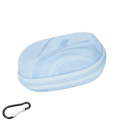 EVA Hard Shell Headphone Storage Case Bag for Dedicated Model Over Ear Headphone Travel Essential - color: Blue