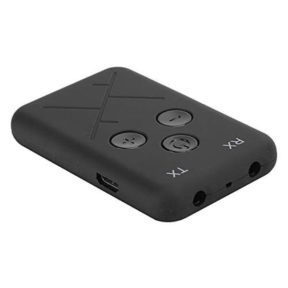 2 in 1 Bluetooth Audio Adapter Transmitter Receiver | Low Latency Wireless Audio Adapter with Fast Connection for Car Stereo Home Speaker, Bluetooth 5.0
