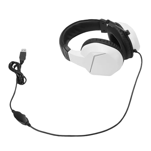 Wired Over Ear Headset with 7.1 Surround Sound | RGB USB A Gaming Headphone Noise Cancelling Mic for PC (#12) - color: #12