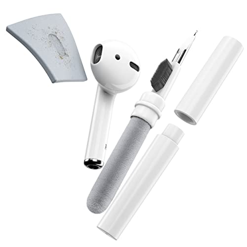 KeyBudz Air Care AirPods Cleaning Kit Accessories Set - Safely Sanitize, Clean and Maintain Your AirPods, AirPods Pro and Other Earphones - Includes Sticky Squares Putty Gunk Remover (AirCare 1.0)