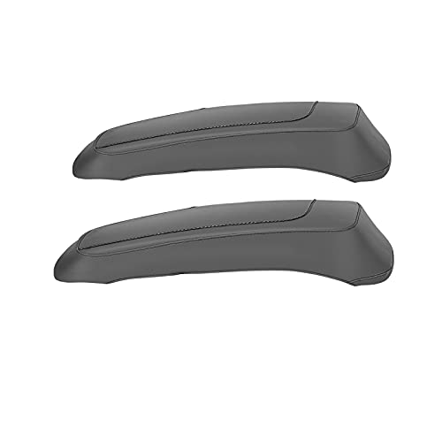 Mofun Saddlebag Speaker Lid Covers Fit for Harley Touring 1993-2013 | PU Leather, Fit for Touring Road King Electra Road Street Glide 1993-2013 - size: 1993-2013 Patternless Style