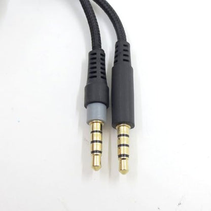 2m Audio Cable for HyperX Cloud Mix Cloud Alpha Gaming Headsets, Coiled Audio Cable Replacement Extension Aux Cord Wire