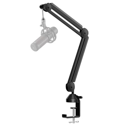 InnoGear Mic Stand Desk Cable Management Microphone Boom Arm for Blue Yeti | Hidden Springs, Heavy Hold, Precise Positioning, Easy to Adjust, Metal Construction, Organized Cables, For Blue Yeti