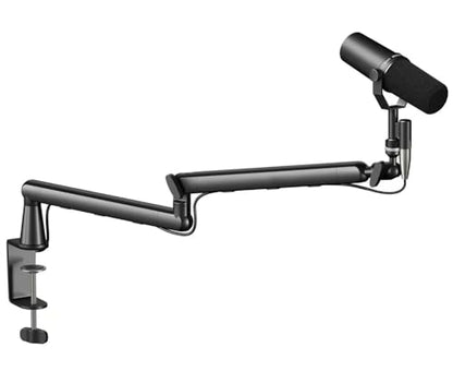 Rode PodMic Dynamic Broadcast Microphone Bundle with StreamEye Lowpro Boom Arm and 10-Foot Balanced XLR Cable — Cardioid XLR Studio Mic for Podcasting, Live Streaming, Voice Over, Broadcasting