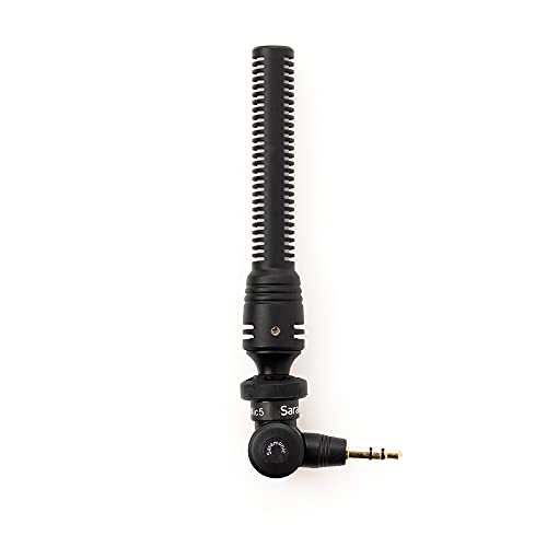Saramonic SmartMic5 | Unidirectional Micro-Shotgun Microphone with 3.5mm TRS Output for Cameras, Recorders, Mixers, Wireless Transmitters and More - size: Micro-Shotgun TRS
