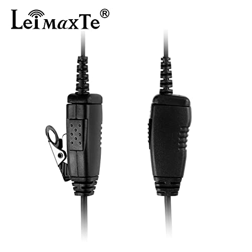 Walkie Talkie Headset Compatible with Baofeng, Kenwood Two Way Radio with Mic PTT Surveillance Earpiece, C-Ring - color: C Ring
