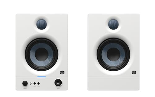 PreSonus Eris 4.5BT White 4.5-inch Media Reference Monitors with Bluetooth Wireless Technology - color: White, size: 4.5" Bluetooth