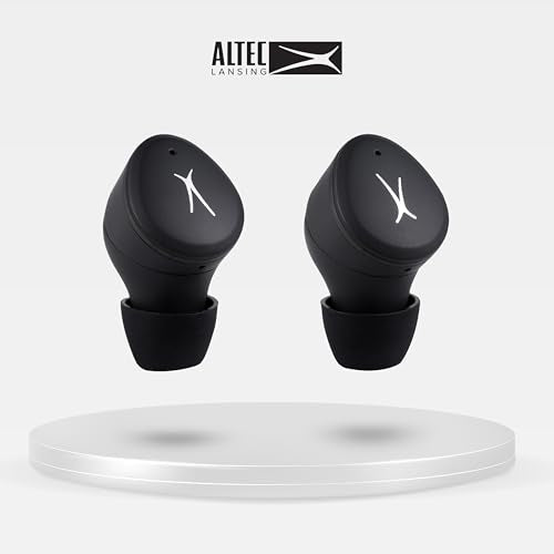 Altec Lansing - Wireless Sport Earbuds, Waterproof, Bluetooth - color: Black
