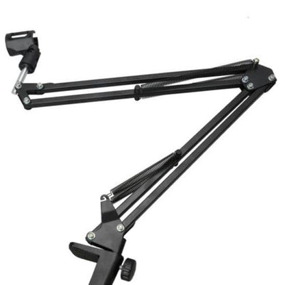 Microphone Mounting Bracket Desk Mic Arm Microphone Stand with Desk Mount Mic Suspension Boom for Live Streaming, Gaming, Podcasting, Radio