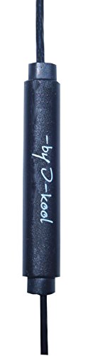 I-Kool Sound-101 Precision Noise Isolating Porcelain Cast Crisp Sound Earbud Style Earphones (Black Sapphire)