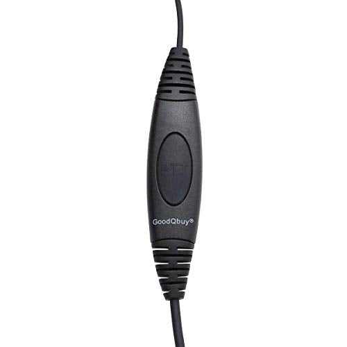 Professional Noise Cancelling Radio Overhead Headsets Headphones with PTT Boom Mic for Motorola MH230R MT350R MT352R MS355R MR355R Talkabout 2 Two Way Radio Walkie Talkie 1-pin