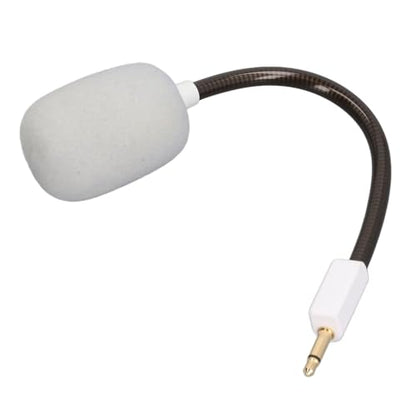 Mic Replacement for BlackShark V2 BlackSharV2 Pro Gaming Headset, 3.5mm Noise Cancelling Game Boom Microphone for BlackShark V2 BlackSharV2 Pro (White) - color: White