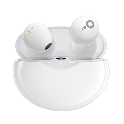 UYI Sleep Headphones, Wireless Sleep Earbuds for Side Sleepers, Mini Invisible Earbuds for Sleeping, Ultra-Thin Bluetooth 5.4, Comfortable Fit (White)