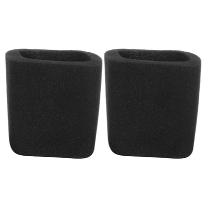 2pcs Black Square Microphone Foam Cover 10mm Thick Windshield