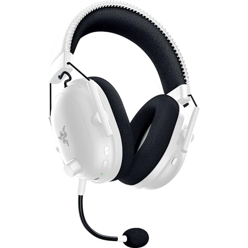 Razer BlackShark V2 Pro Wireless Xbox Gaming Headset, White | 50mm Drivers, Super Wideband Mic, Noise Isolating Earcups, For Xbox, PS5, Switch 2, PC, Mac, Bluetooth, USB-C, 70hr Battery - color: White, style: Xbox