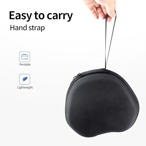 Headphone Case for Edifier W820NB Bluetooth Noise Cancelling Headphone, Headphone Bag Compatible with EDIFIER Free Pro, Mesh Bag for USB Cables, Chargers and Other Accessories, Headset Case Travel Bag