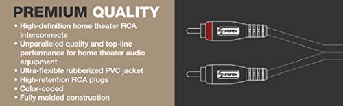 STEREN 25' Python Dual-Audio Cable - color: 2-Male to 2-Male, size: 25 Feet