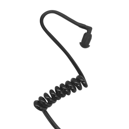 Acoustic Tube Replacement Ear Piece Coil Tubes for Two Way Radio Earpiece Walkie Talkie Headset(2Pack,Color) (Black)
