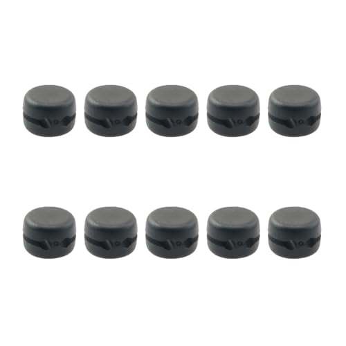 10PCS Headphone Round Flat Cable Splitter Slider 2.0mm Black Round Cable 2mm Headphone Snap On Y Splitter Detachable Clip Black