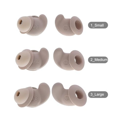 Klowcok Replacement Ear Wings for Soundcore Sleep A20 Earbuds, Medium | Not for Sleep A30, Anti Slip Silicone Ear Covers, 3 Pairs - size: Medium