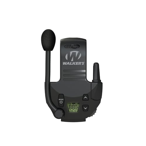 Walker's Razor Walkie Talkie/Bluetooth | Key Features, Up to 12 hours - color: Black BT