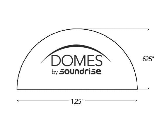 Soundrise DOMES Isolation Pads - Sound Dampening & Anti-Vibration Silicone Feet - Audio Isolation Feet for Subwoofers, Speakers & Turntables - Peel & Stick, Durable Class-A Silicone, Non-Slip (8-Pack) - size: 8-Pack