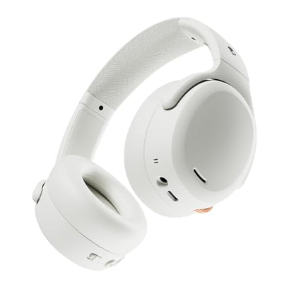 Skullcandy Crusher ANC 2 Noise Cancelling Wireless Headphones - Bone | Multi-Sensory Crusher Bass, Over-Ear Fit, Bluetooth, 60 Hours Battery, Working Out, Gym, Travel, Studying, Music, Gaming - color: Bone