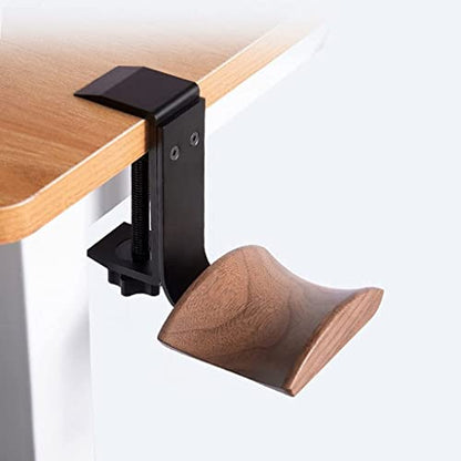 Headphone Stand Headset Stand Wooden Headphone Holder Headphone Hanger Headphone Display Stand Game Table Accessories Headphone Stand for Desk (Color : Black)