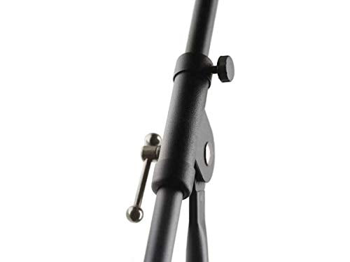 Stagg Tripod Boom Microphone Stand with Folding Legs - Black - size: 103 to 166 cm, style: Boom Stand